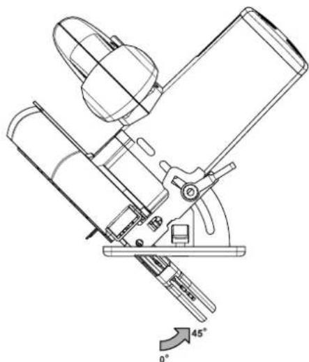 TROTEC PCSS 11-1200 - Schnittwinkel einstellen - 1