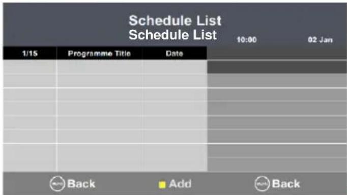 Swedx SS-75K16 - Schedule List - 1