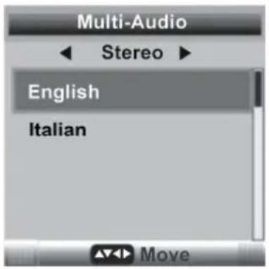 Smartbook SBTV32 - MULTI-AUDIO-EINSTELLUNG - 1
