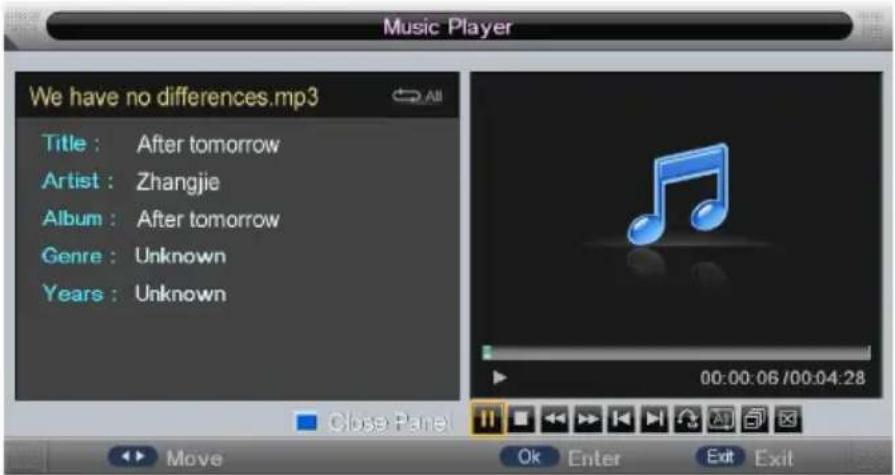 Smartbook SBTV32 - Während der normalen Musik-Wiedergabe: - 1