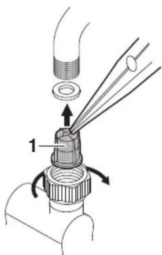 SIBIR WAM-T 279 - Wassereinlauf-Filter reinigen - 1