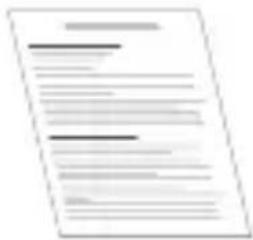 Scanned document page with placeholder text and horizontal lines, likely a form or template