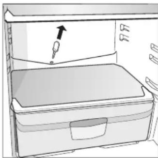 INDESIT T 2 (SP) - Odmrazenie chladiaceho priestoru. - 1