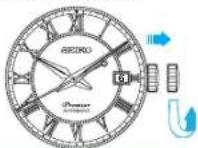 SEIKO Presage SPB067J1 - EINSTELLUNG VON UHRZEIT UND DATUM - 1