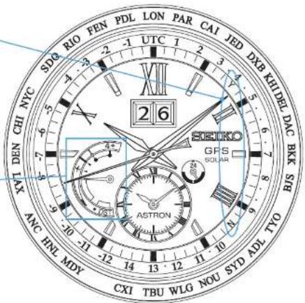 SEIKO Astron SSE139J1 - Multi-Indikator und Empfangsergebnis-Anzeige - 2