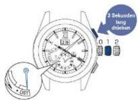 SEIKO Astron SSE139J1 - Betätigen Sie nun Drücker A (3 Sekunden) innerhalb von 5 Sekunden nach der Ausführung von ① - 1