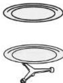 BAUKNECHT MCCA 4920 WH - PLATO GIRATORIO DE VIDRIO - 1