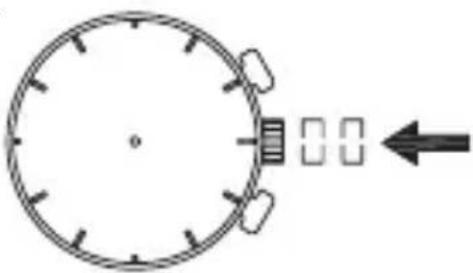 ORIENT Contemporary RA-KV0303B - ♦ STELLEN DER UHR UND EINSTELLEN DER POSITION DER STOPPUHRZEIGER (Zeiger für Zeitanzeige und Stoppuhrzeiger) - 6