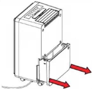 Klarstein 10031343 - Wassertank wechseln - 1