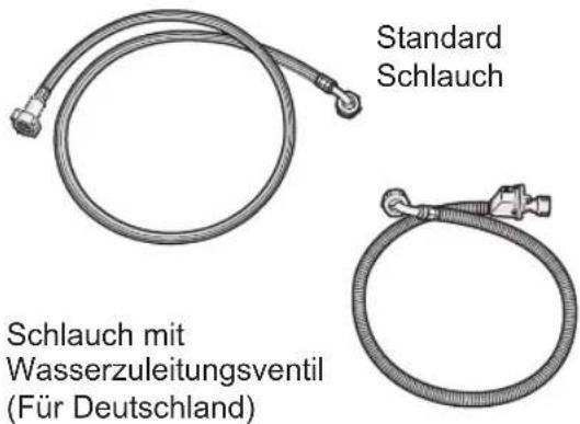 Standard Schlauch Schlauch mit Wasserzuleitungsventil (Für Deutschland)