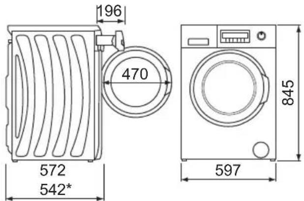 196 470 572 542* 845 597