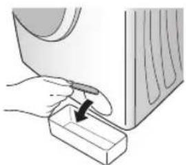 PANASONIC NA-127VB6WDE - Reinigen des Abflussfilters - 1