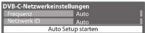 PANASONIC Viera TX-P50U30J - [DVB-C-Netzwerkeinstellungen] - 1