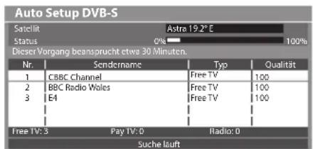 PANASONIC Viera TX-P46GW30 - Start Auto Setup (Die Einstellungen werden automatisch vorgenommen) - 2