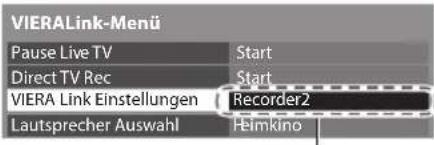 PANASONIC Viera TX-P46GW30 - ■ Bei Anschluss mehrerer Recorder oder Player - 1