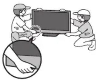 PANASONIC Viera TX-P46GW30 - Setzen Sie den Bildschirm keiner starken äußeren Einwirkung oder Erschütterung aus - 1