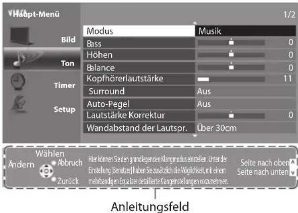 PANASONIC Viera TX-P46GW30 - Anleitungsfeld - 1