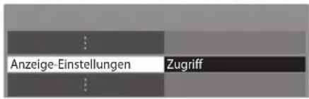 PANASONIC Viera TX-P46GW30 - Wählen Sie [Anzeige-Einstellungen] - 1