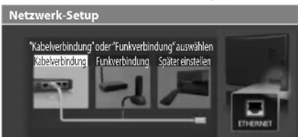 PANASONIC Viera TX-P42VT30J - Wählen Sie den Netzwerktyp - 1