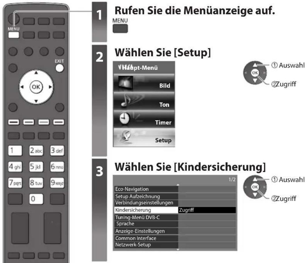 PANASONIC Viera TX-P42VT30J - Kindersicherung - 1