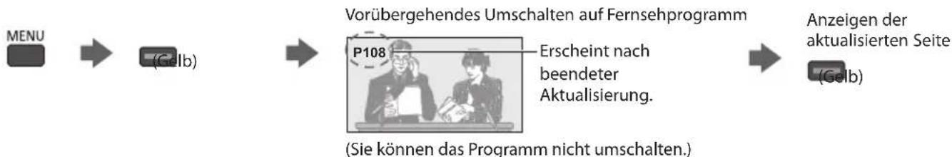 PANASONIC Viera TX-P42VT30J - Fernsehen beim Warten auf Aktualisierung - 1