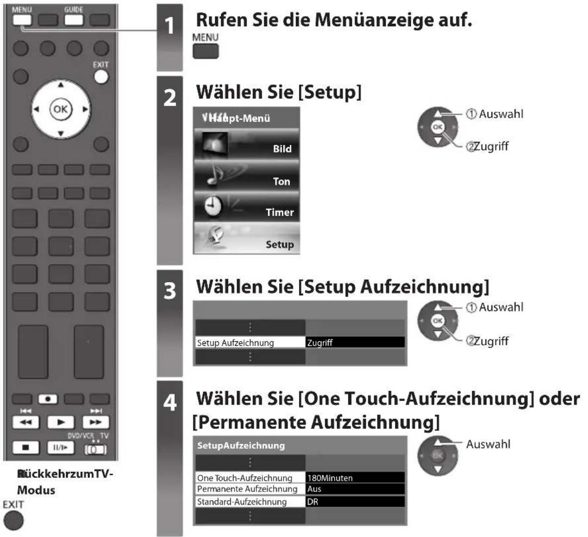 PANASONIC Viera TX-P42VT30J - Aufzeichnung eines Fernsehprogramms auf USB-Festplatte/SD-Karte - 2