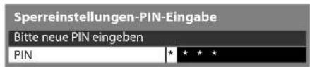 PANASONIC Viera TX-P42VT30J - Geben Sie die PIN-Nummer ein (4 Ziffern) - 1