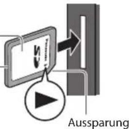 PANASONIC Viera TX-P42VT30J - Einsetzen der SD-Speicherkarte - 1