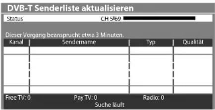 PANASONIC Viera TX-P42VT30J - DVB-Senderliste automatisch aktualisieren [Senderliste aktualisieren] - 1