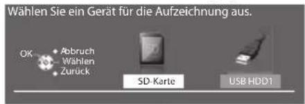 PANASONIC Viera TX-P42VT30J - ■ Wenn sowohl die USB-Festplatte als auch die SD-Karte verfügbar sind - 1
