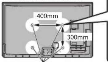 PANASONIC Viera TX-P42VT30J - Wandhalterung - 2