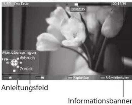 PANASONIC Viera TX-P42VT30J - ■ Bedienungsführung bei der Wiedergabe - 1