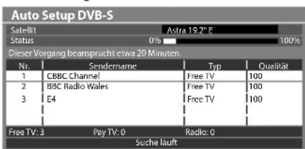 PANASONIC Viera TX-P42VT30J - Start Auto Setup (Die Einstellungen werden automatisch vorgenommen) - 3