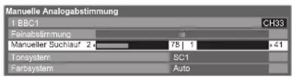 PANASONIC Viera TX-P42S20E - ■Manueller Suchlauf - 1