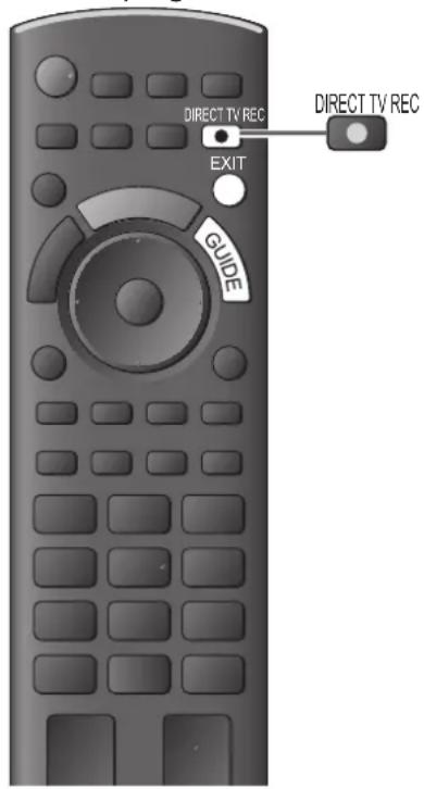 PANASONIC Viera TX-P42S20E - Direkte TV-Aufzeichnung – Aufzeichnung des laufenden Fernsehprogramms - 1