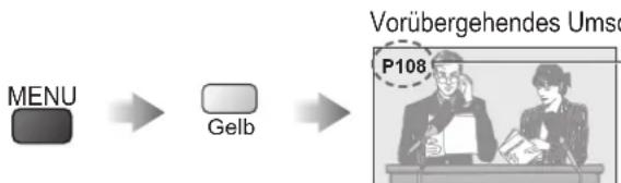 PANASONIC Viera TX-P42S20E - Betrachten eines Fernsehprogramms während der Suche nach einer Videotext-Seite - 1