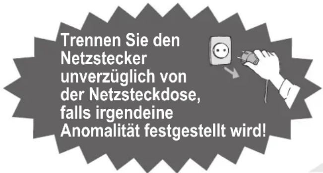 PANASONIC Viera TX-P42S20E - Handhabung von Netzstecker und Netzkabel - 1