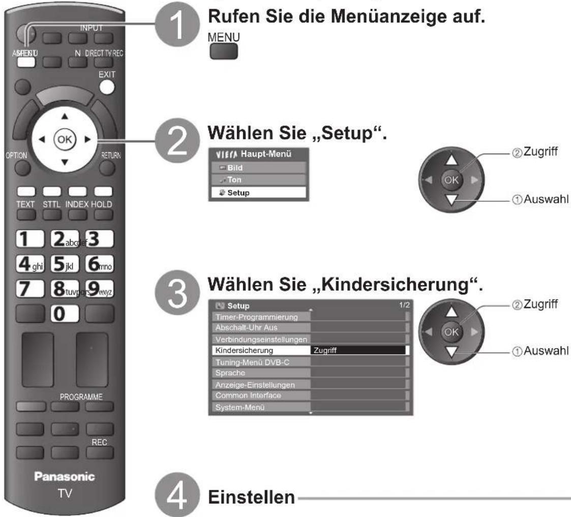 PANASONIC Viera TX-P42S20E - Kindersicherung - 1