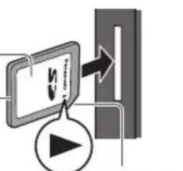 PANASONIC Viera TX-P42GTF32 - Einsetzen der SD-Speicherkarte - 1