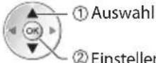 PANASONIC Viera TX-P42GTF32 - Wählen Sie den gewünschten Modus aus. - 1