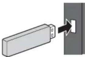 PANASONIC TX-58GXN888 - ■ Zum Einsetzen oder Entnehmen des USB-Flash-Speichers - 1