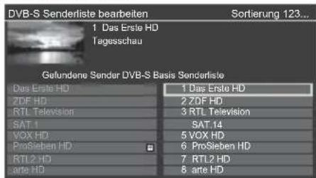 PANASONIC TX-58GXN888 - Auswahl eines Senders, um ihn zu bearbeiten (→Verschlüsselter Kanal) - 1