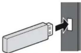 PANASONIC Viera TX-55EXX689 - ■ Zum Einsetzen oder Entnehmen des USB-Flash-Speichers - 1
