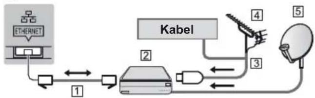 PANASONIC Viera TX-55EXX689 - ■ Kabelverbindung - 1