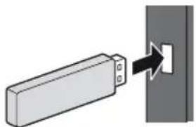 PANASONIC Viera TX-49EXX689 - ■ Zum Einsetzen oder Entnehmen des USB-Flash-Speichers - 1