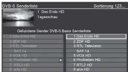 PANASONIC Viera TX-49EXX689 - Auswahl eines Senders, um ihn zu bearbeiten - 1