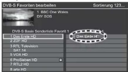 PANASONIC Viera TX-49EXX689 - ■ DVB-Favoritenliste bearbeiten - 6