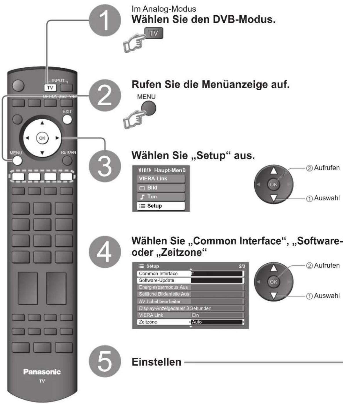 PANASONIC Viera TH-D42PF72EA - DVB-Einstellungen (DVB-Modus) - 1