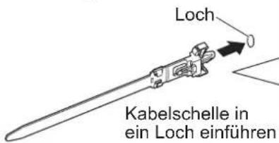 PANASONIC Viera TH-D42PF72EA - Gebrauch der Kabelklemmen - 2