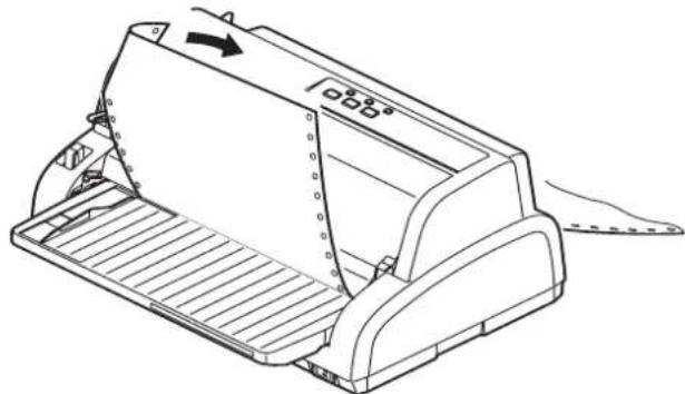 OKI ML5100FB - TEARING OFF CONTINUOUS FORMS - 1